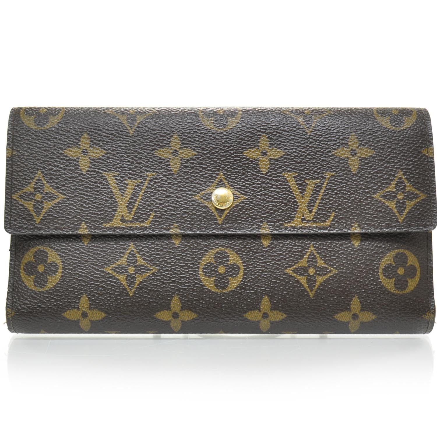 Louis Vuitton Monogram Porte Tresor International Wallet 1 of 8