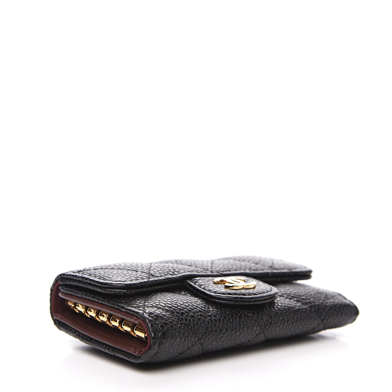 Chanel Caviar Quilted 6 Key Holder Black 3 of 8