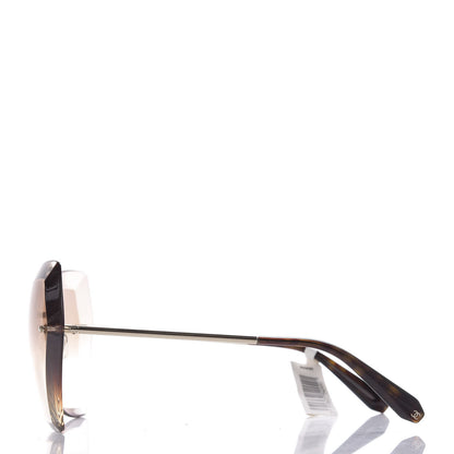 Chanel Cat Eye Sunglasses 71180 Gold Brown 2 of 7