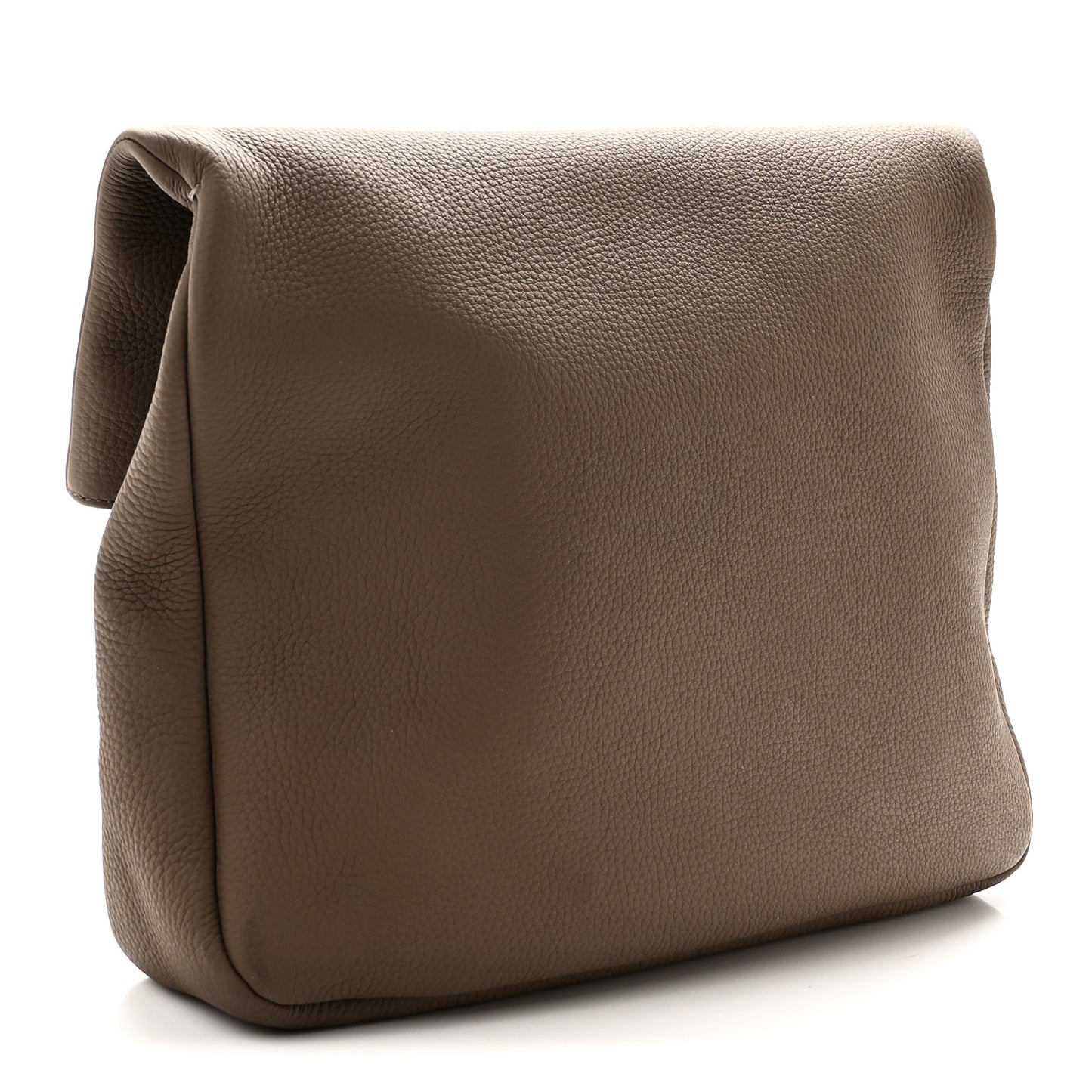 Matte Grained Calfskin Everett Tote  Dove Grey
