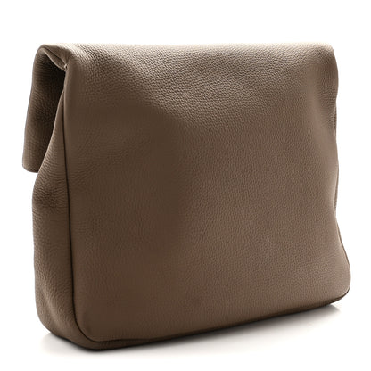 The Row Matte Grained Calfskin Everett Tote  Dove Grey 3 of 9