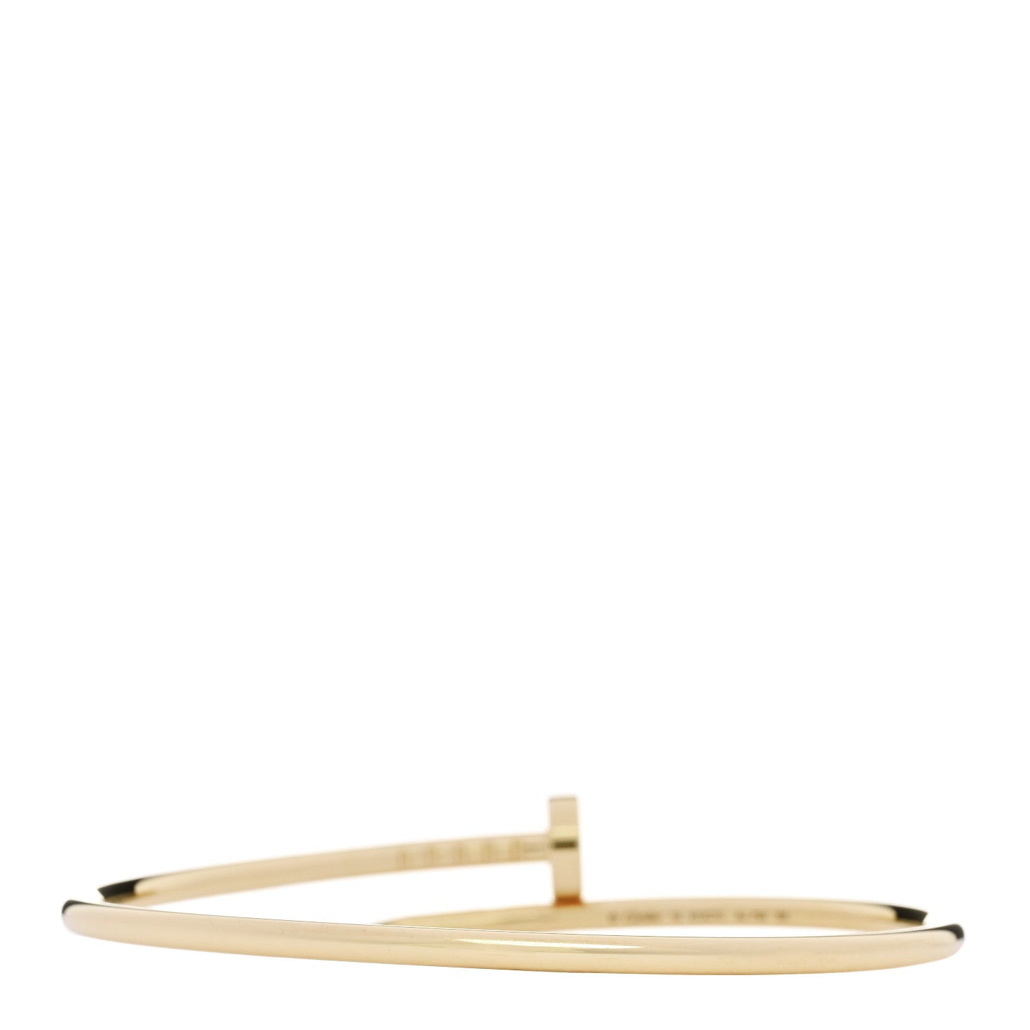 Cartier 18K Yellow Gold Small Juste Un Clou Bracelet 16 2 of 5