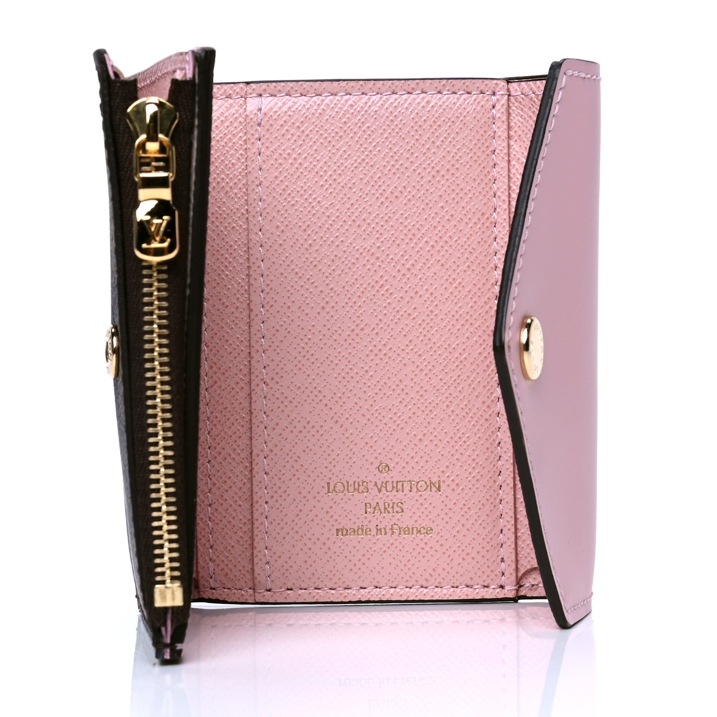 Monogram Zoe Wallet Rose Ballerine