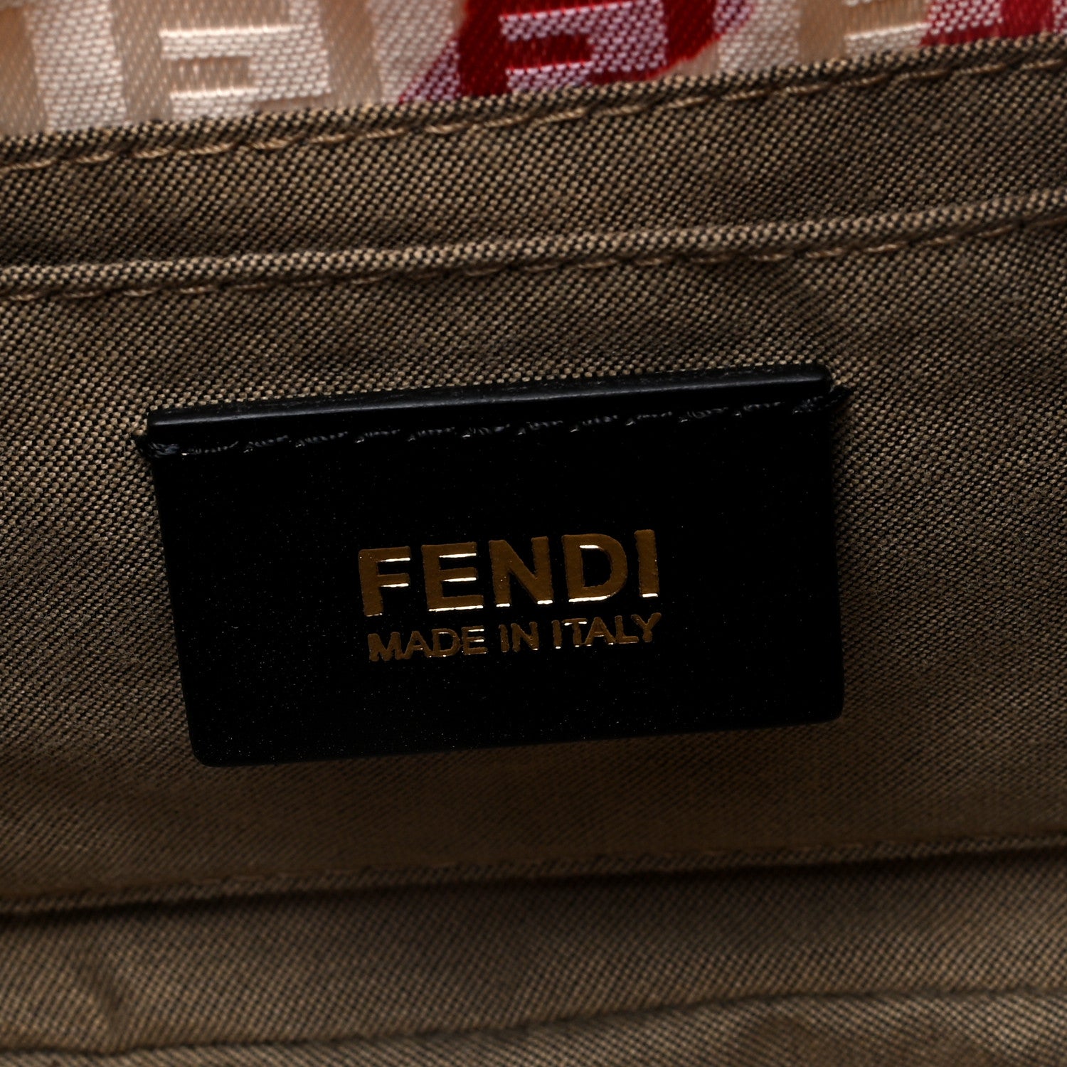 Fendi Zucchino Vitello Floral Mini Forever Mini Mama Baguette Beige Multicolor 7 of 10