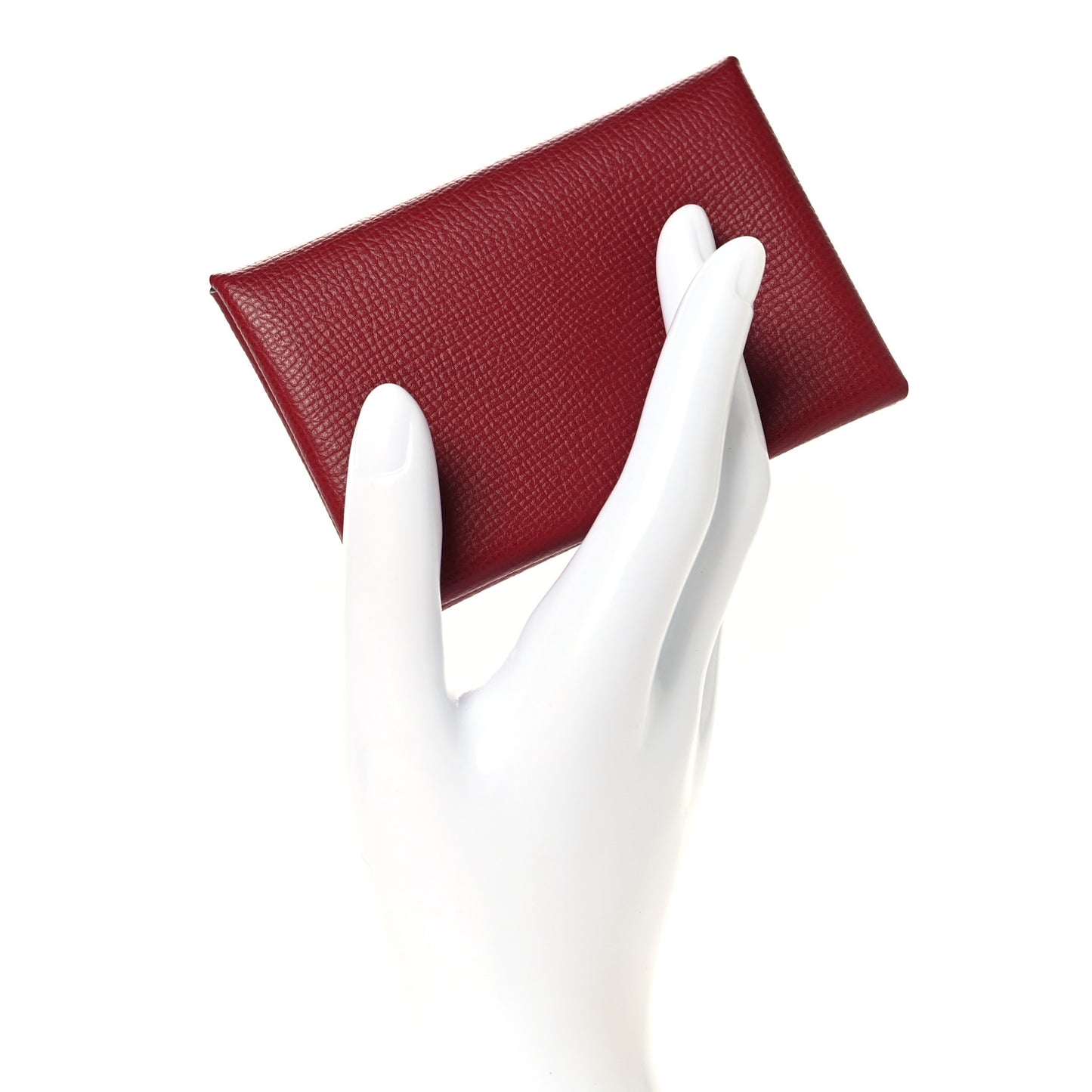 Epsom Verso Calvi Duo Card Case Rouge Grenat Mauve Sylvestre
