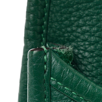 Hermes Taurillon Clemence EVELYNE III PM Malachite 12 of 13