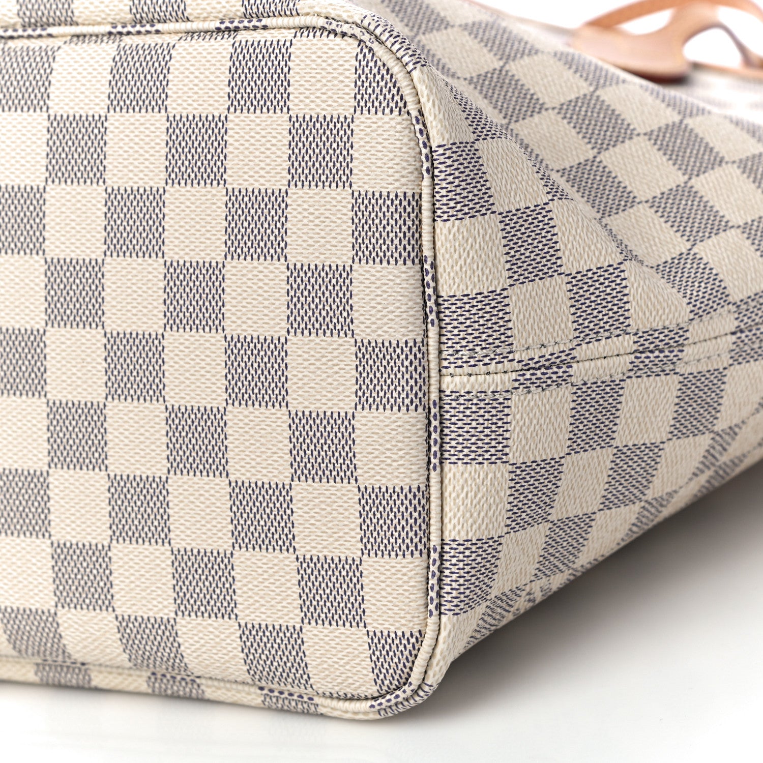 Louis Vuitton Damier Azur Neo Neverfull MM Rose Ballerine 11 of 11