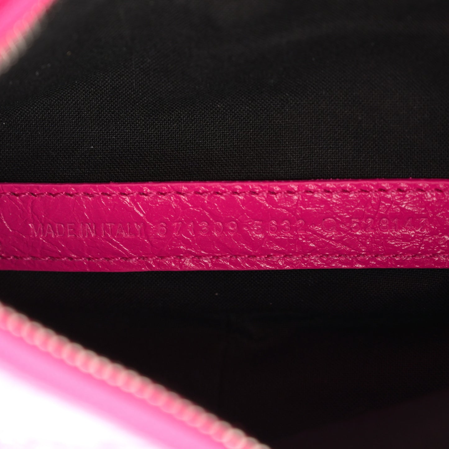 Agneau Arena Le Cagole Shoulder Bag XS Hot Pink