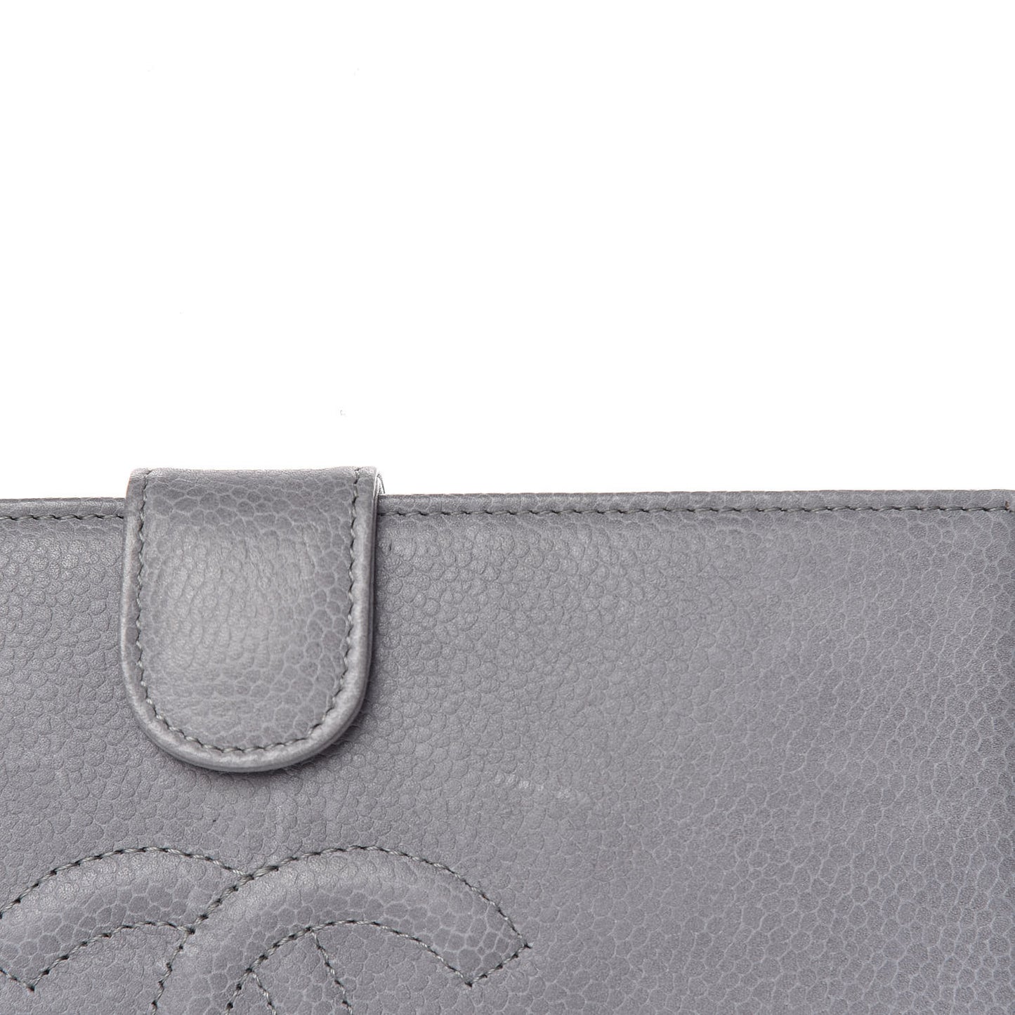 Caviar Timeless CC French Wallet Grey