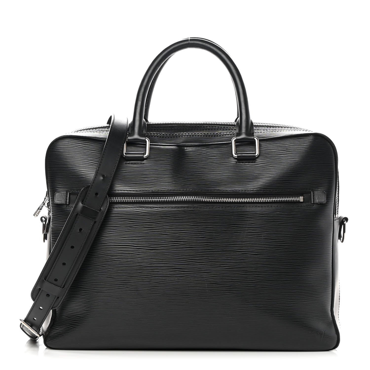 Louis Vuitton Epi Brooks Briefcase Black 1 of 20