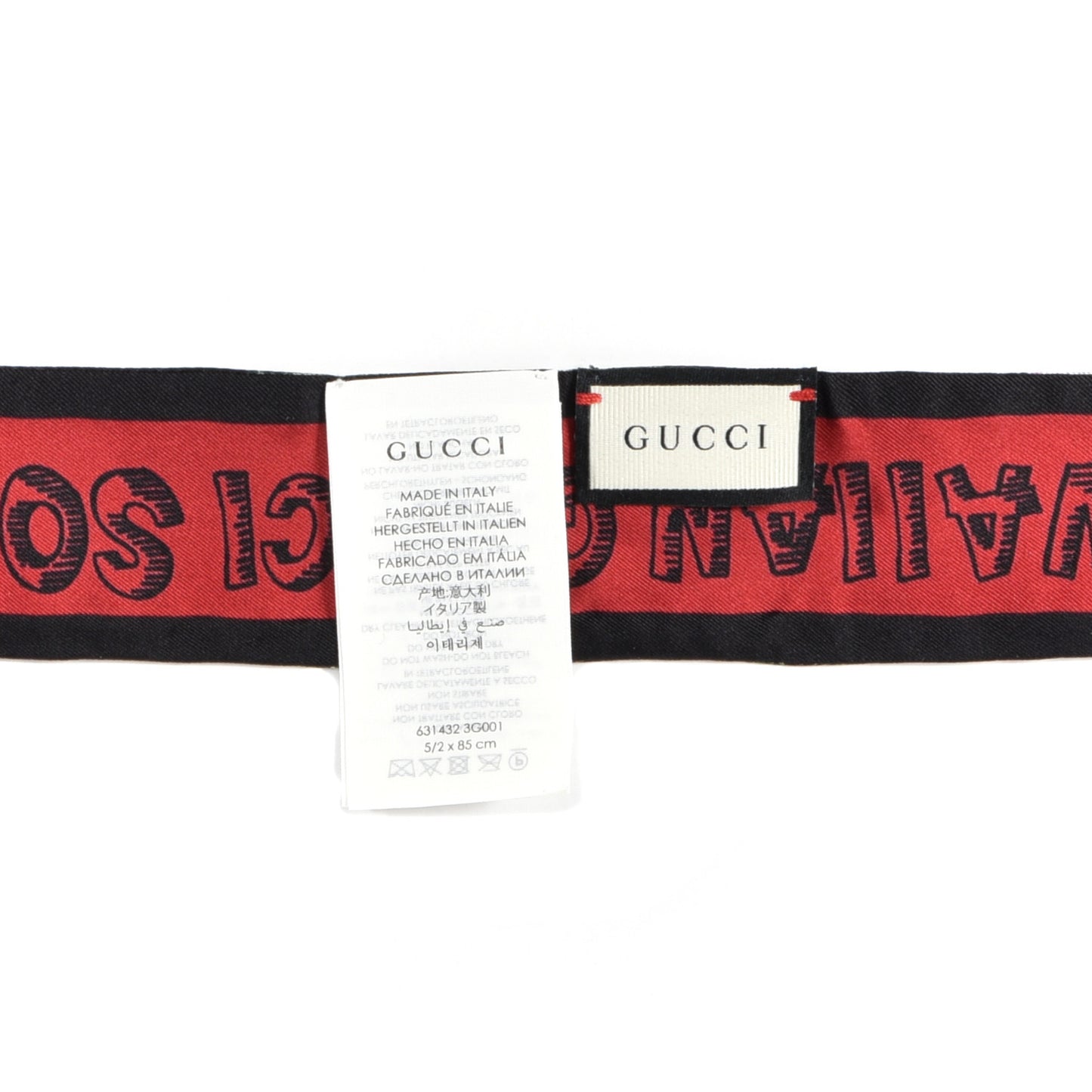 Silk Twill Haway Neck Bow Scarf Black