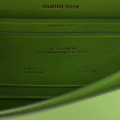 Burberry Calfskin Small Olympia Shoulder Bag Green 7 of 15