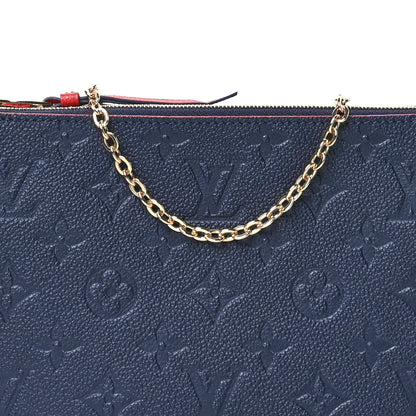 Louis Vuitton Empreinte Double Zip Pochette Marine Rouge 5 of 11