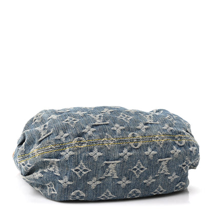 Louis Vuitton Monogram Denim Pleaty Blue 3 of 8