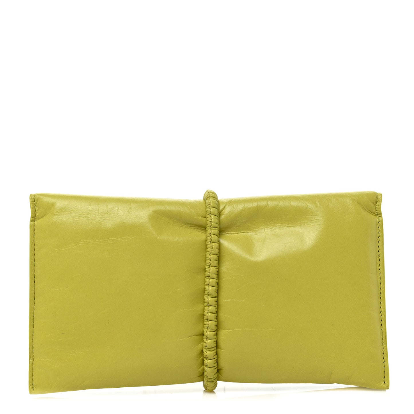 Nappa Bi-Fold Continental Wallet Kiwi Gold