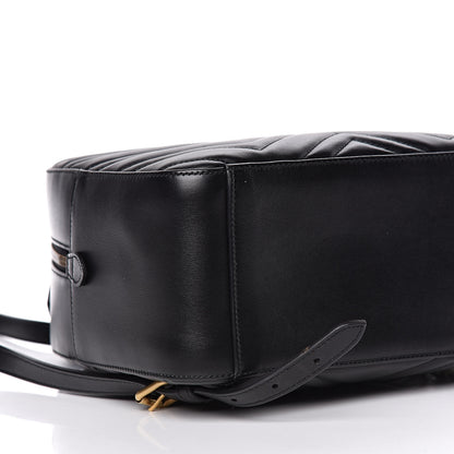 Gucci Calfskin Matelasse GG Marmont Backpack Black 8 of 10