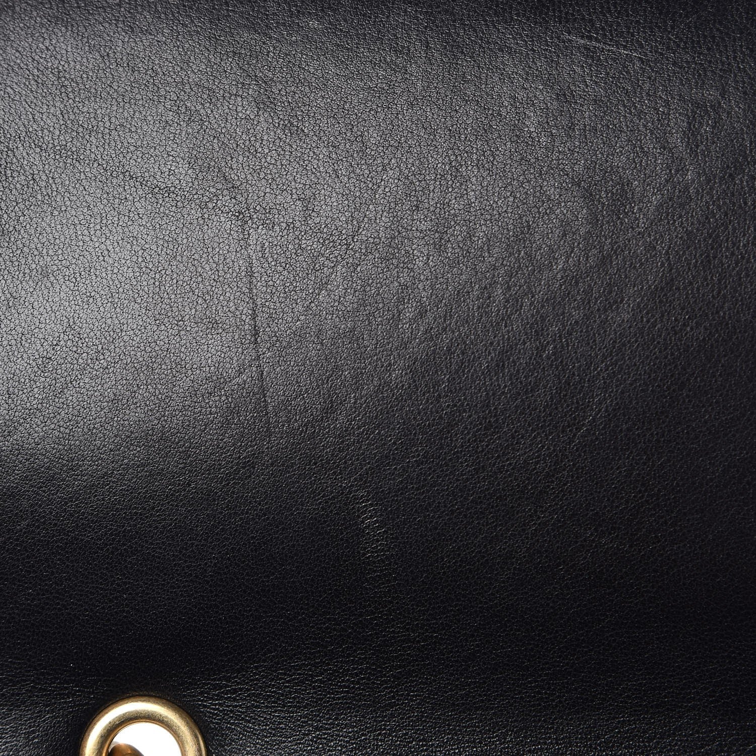 Chanel Sheepskin Chevron Stitched Chain Top Handle Flap Black 8 of 9