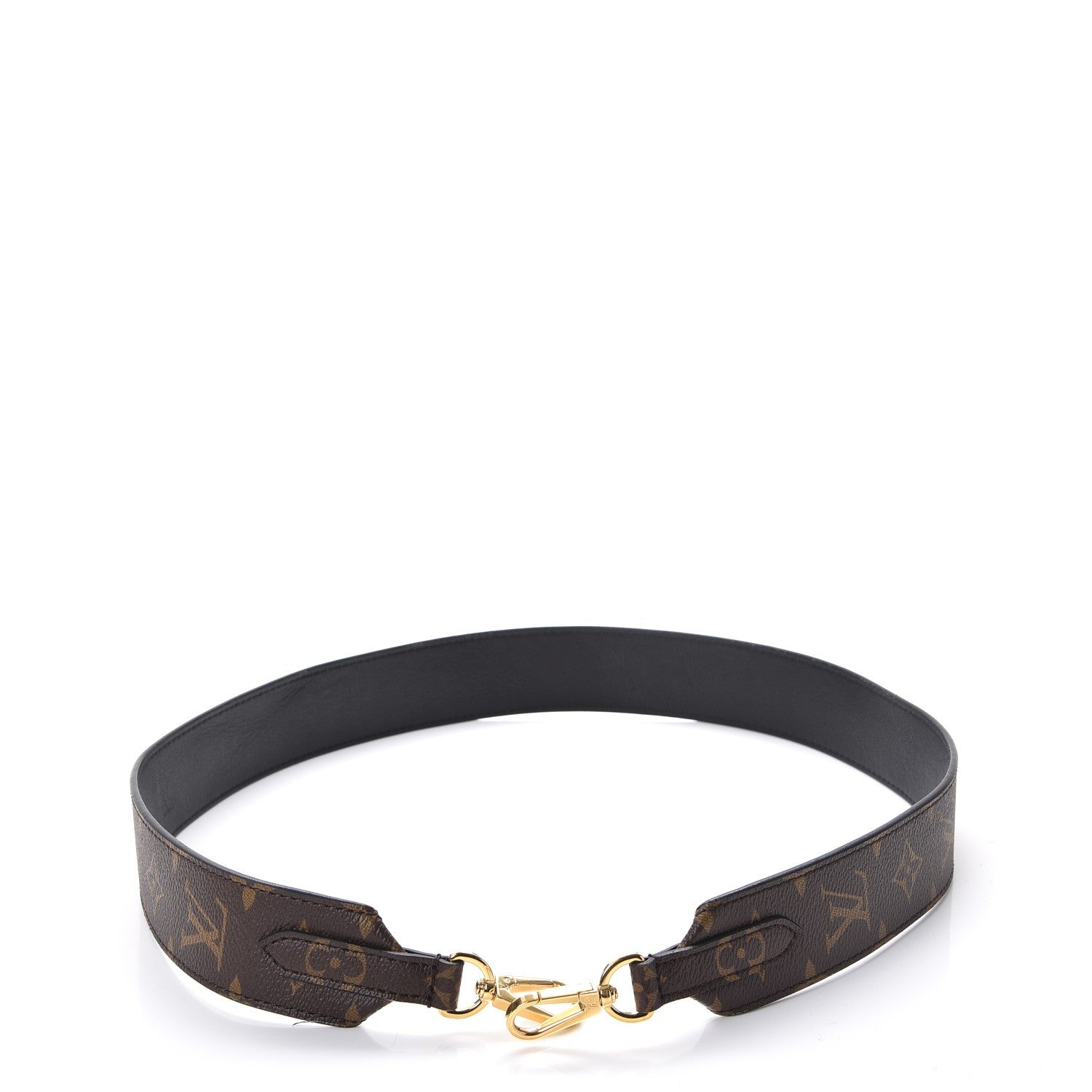 Louis Vuitton Monogram Bandouliere Shoulder Strap Black 3 of 6