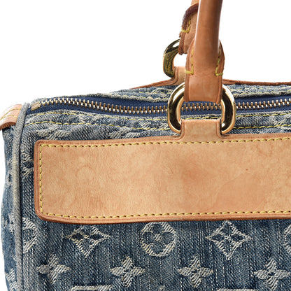 Louis Vuitton Monogram Denim Neo Speedy Blue 18 of 29
