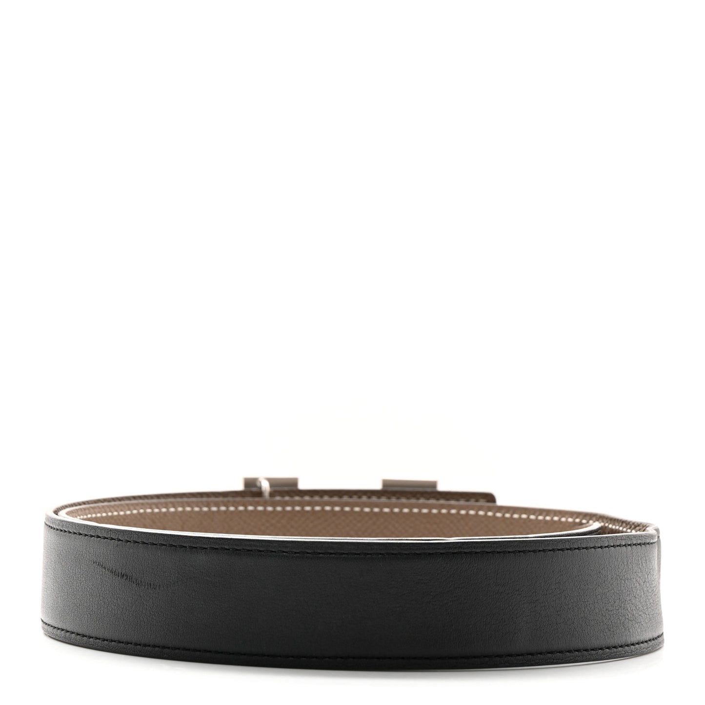 Epsom Swift 24mm Mini Constance Guilloche H Belt 80 32 Etoupe Black