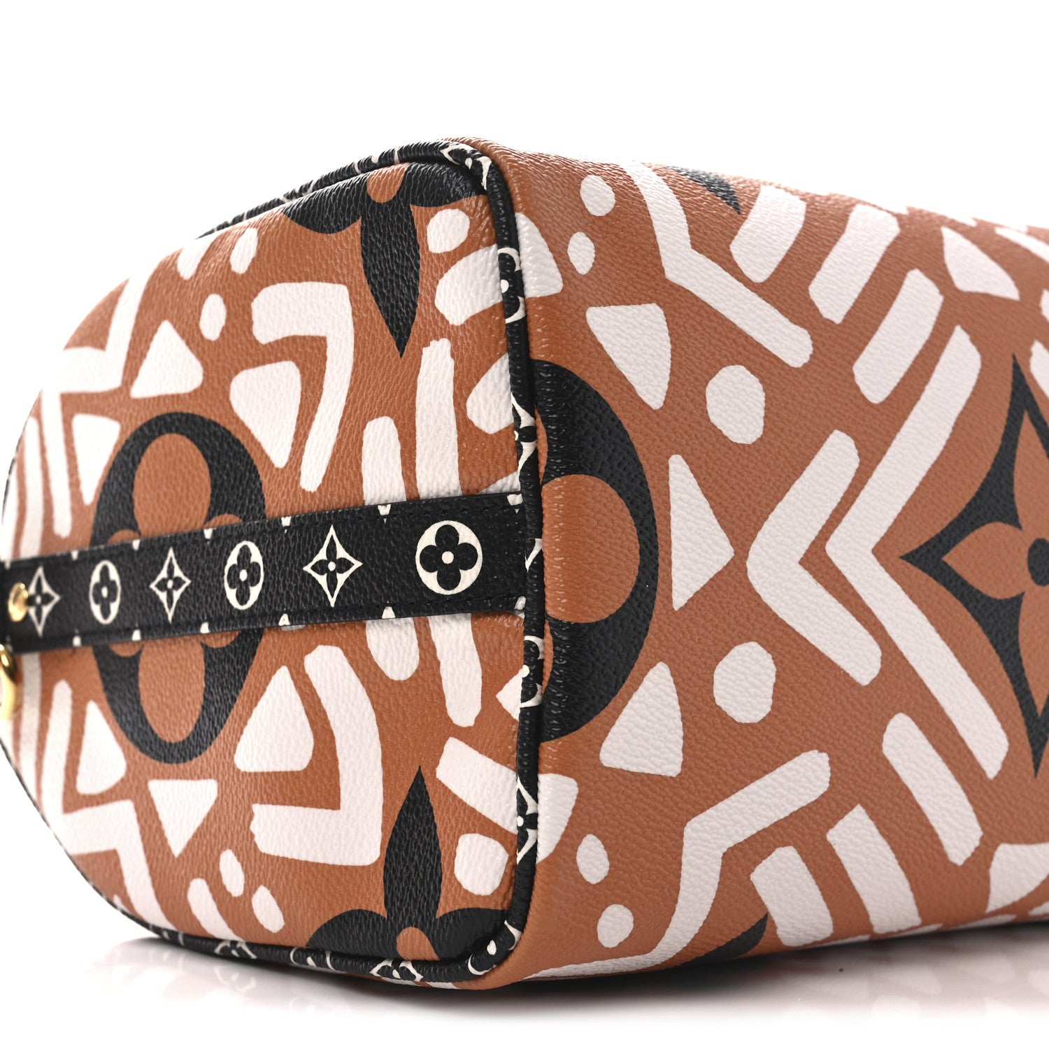 Louis Vuitton Monogram Giant Crafty Speedy Bandouliere 25 Creme Caramel 8 of 9