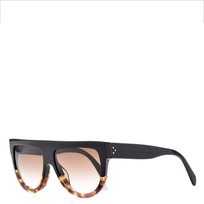 Celine Shadow Sunglasses CL 41026/S Black Havana 1 of 8