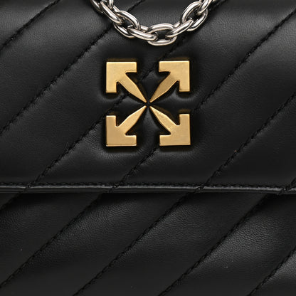 Off-White Calfskin Diagonal Quilted Jackhammer 19 Shoulder Bag Black 3 of 11