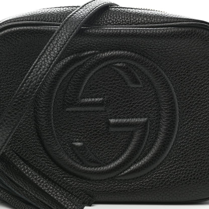 Gucci Pebbled Calfskin Small Soho Disco Bag Black 8 of 10