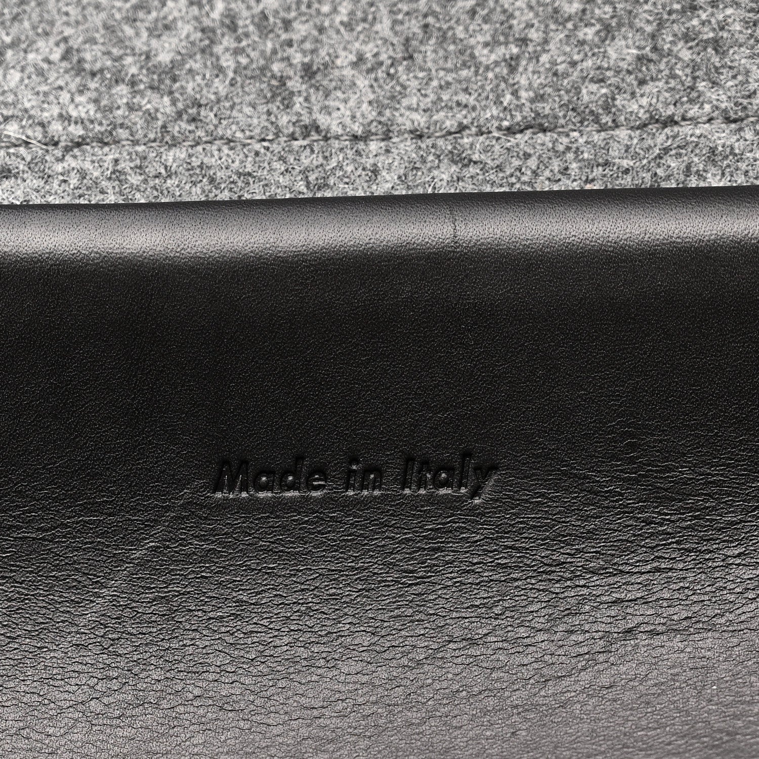Celine Felt Smooth Calfskin Mini Belt Bag Grey 5 of 9