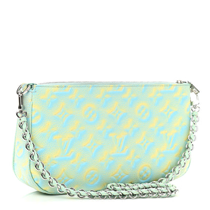 Louis Vuitton Empreinte Monogram Summer Stardust Pochette Accessories Water Green 3 of 8