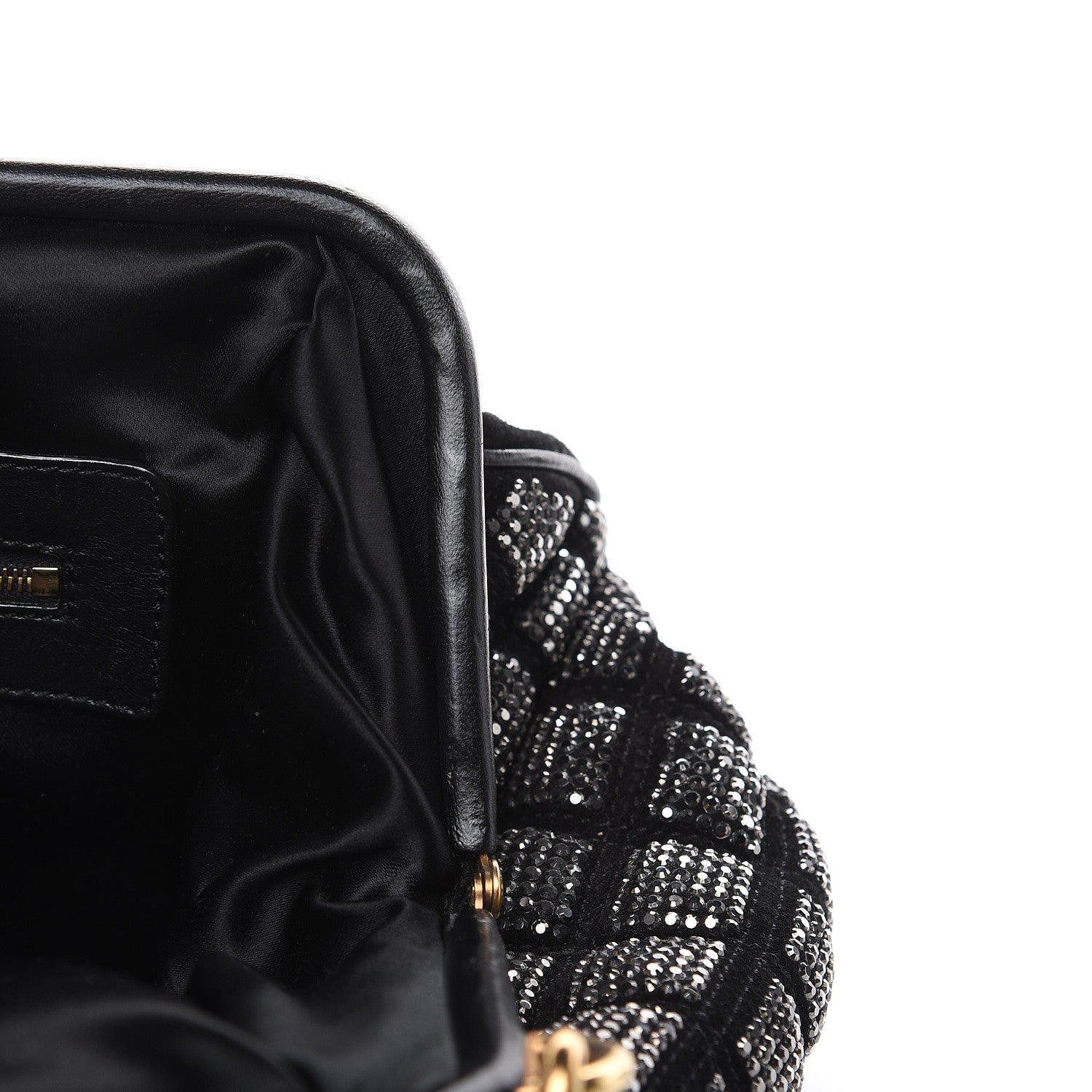 Marc Jacobs Suede Crystal Quilted Stam Black 15 of 18