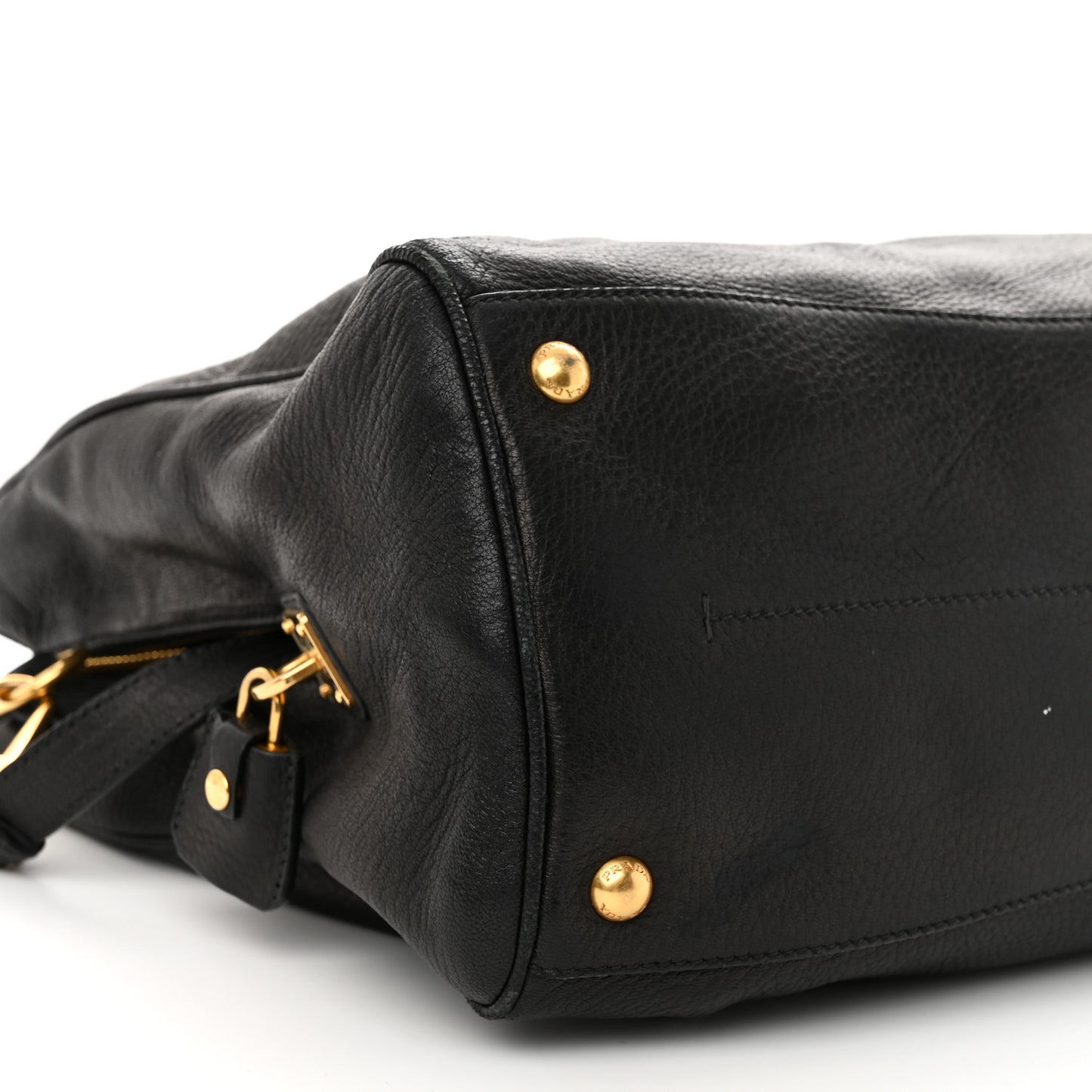 Vitello Daino Tote Black
