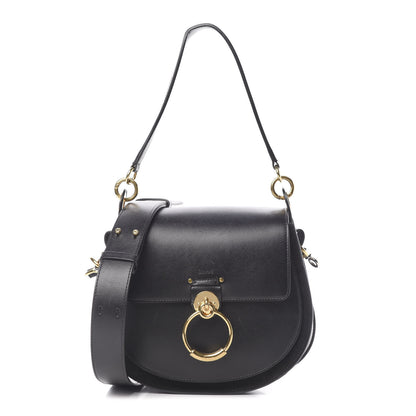 Chloe Grained Calfskin Large Tess Bag Black 1 of 18