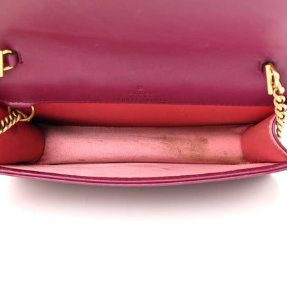 Gucci Velvet Matelasse GG Marmont Mini Bag Fuchsia Violet Cyclamen 5 of 18