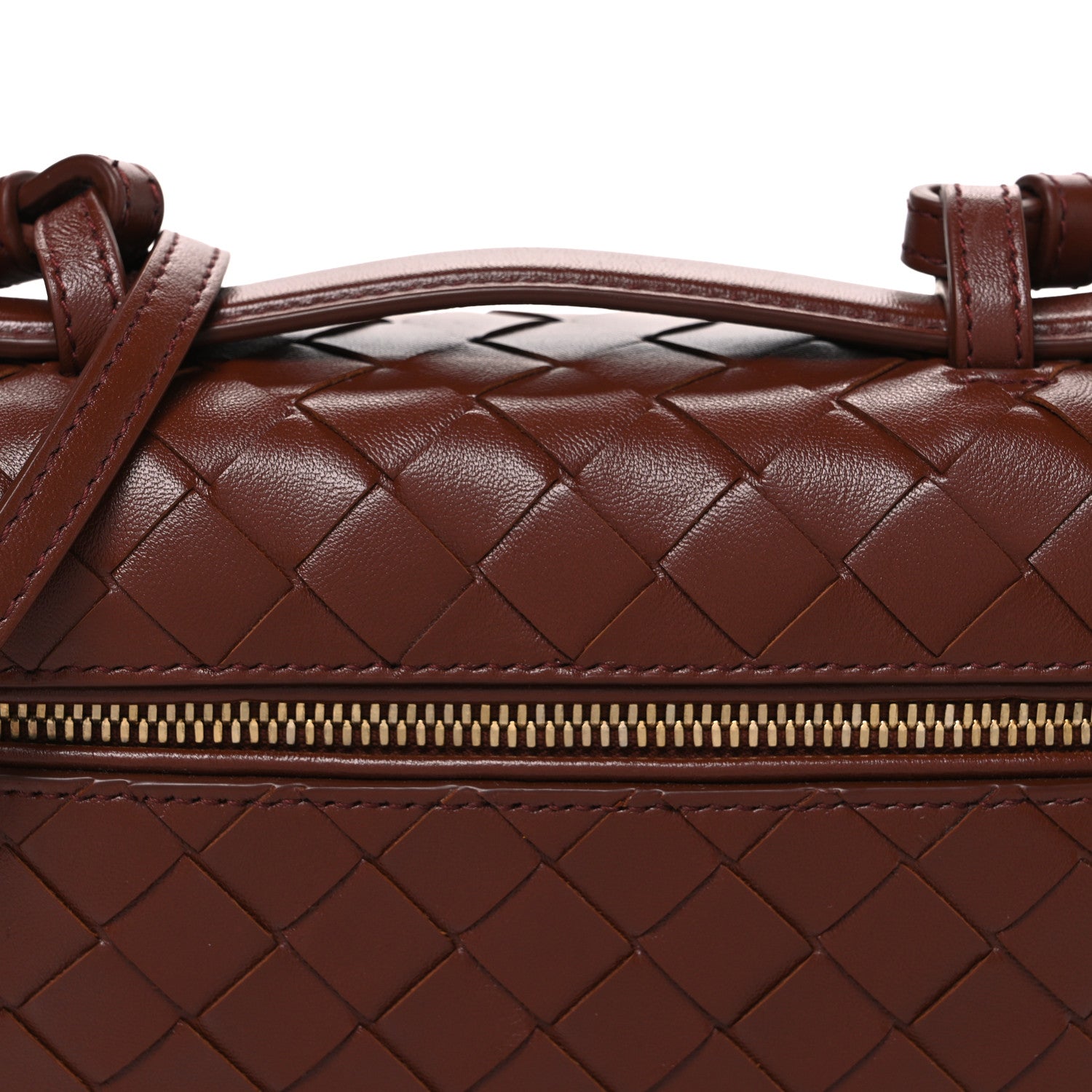 Bottega Veneta Nappa Intrecciato Bang Bang Vanity Case Sapele 9 of 11