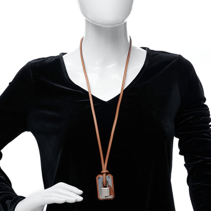 Hermes Swift Large O'Kelly Pendant Necklace Gold 2 of 4