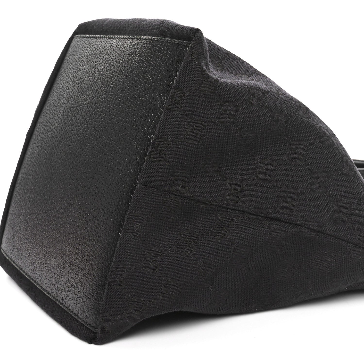 Gucci GG Monogram Small Web Handle Bucket Tote Black 10 of 10