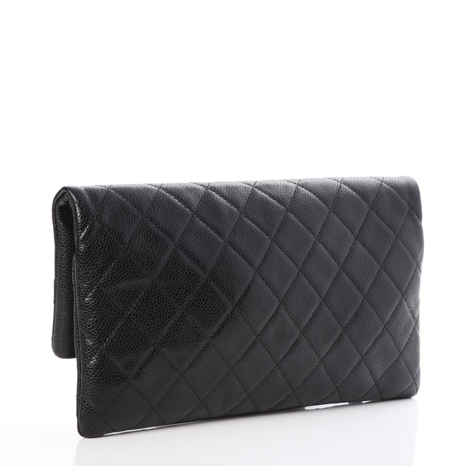 Chanel Caviar Quilted CC Beauty Clutch Black 3 of 7