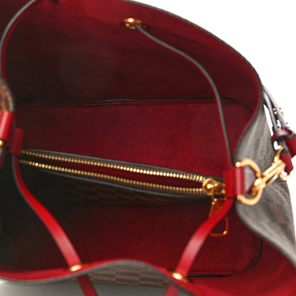 Louis Vuitton Damier Ebene Neonoe MM Cherry Berry 5 of 9