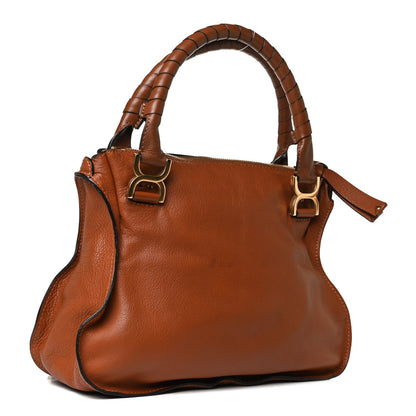 Chloe Calfskin Medium Marcie Satchel Tan 2 of 14