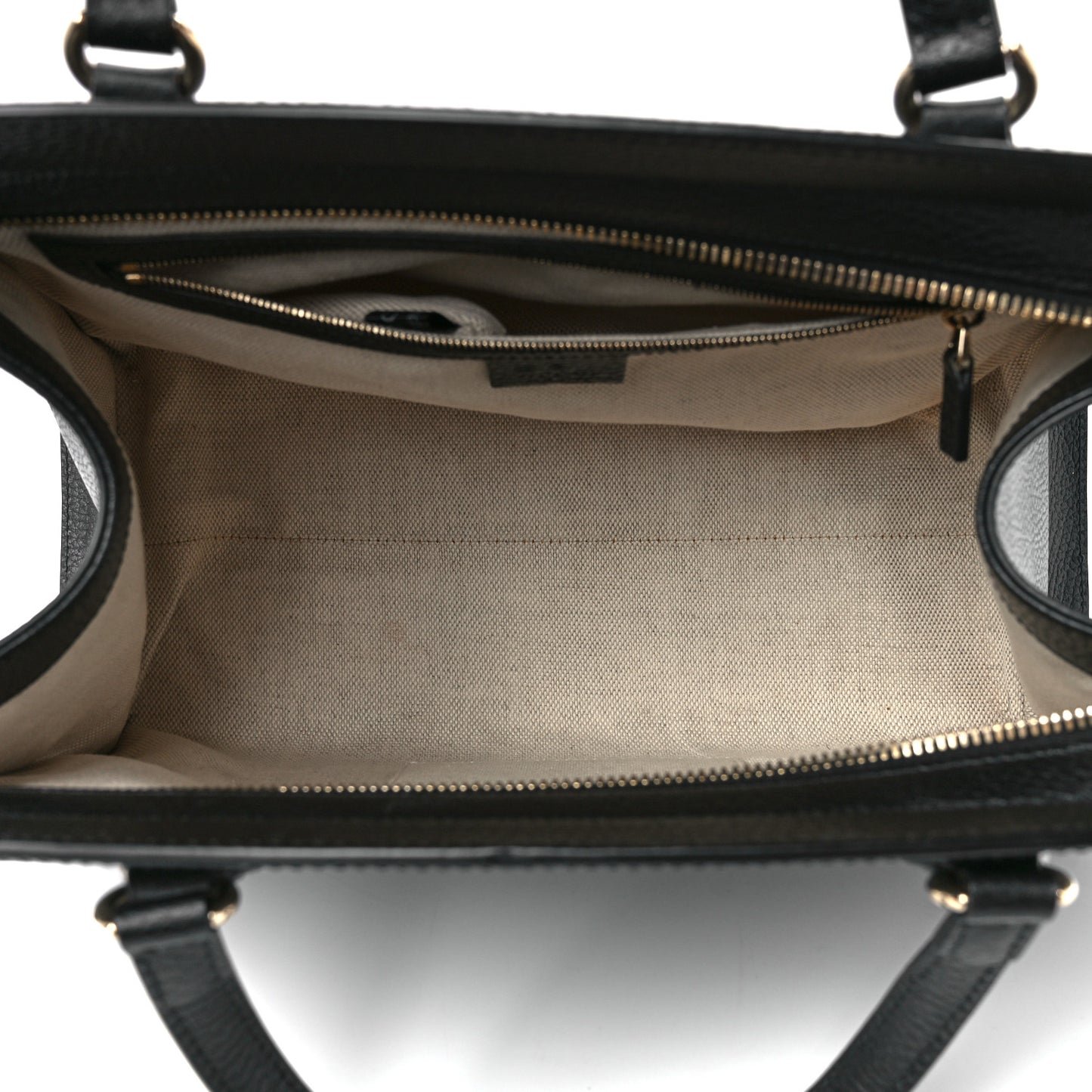 Dollar Calfskin Large Soho Top Handle Satchel Black