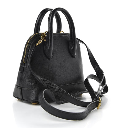 Balenciaga Grained Calfskin XXS Ville Top Handle Bag Black 3 of 9