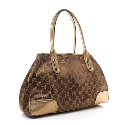 Gucci Monogram Medium Princy Tote Gold 3 of 12