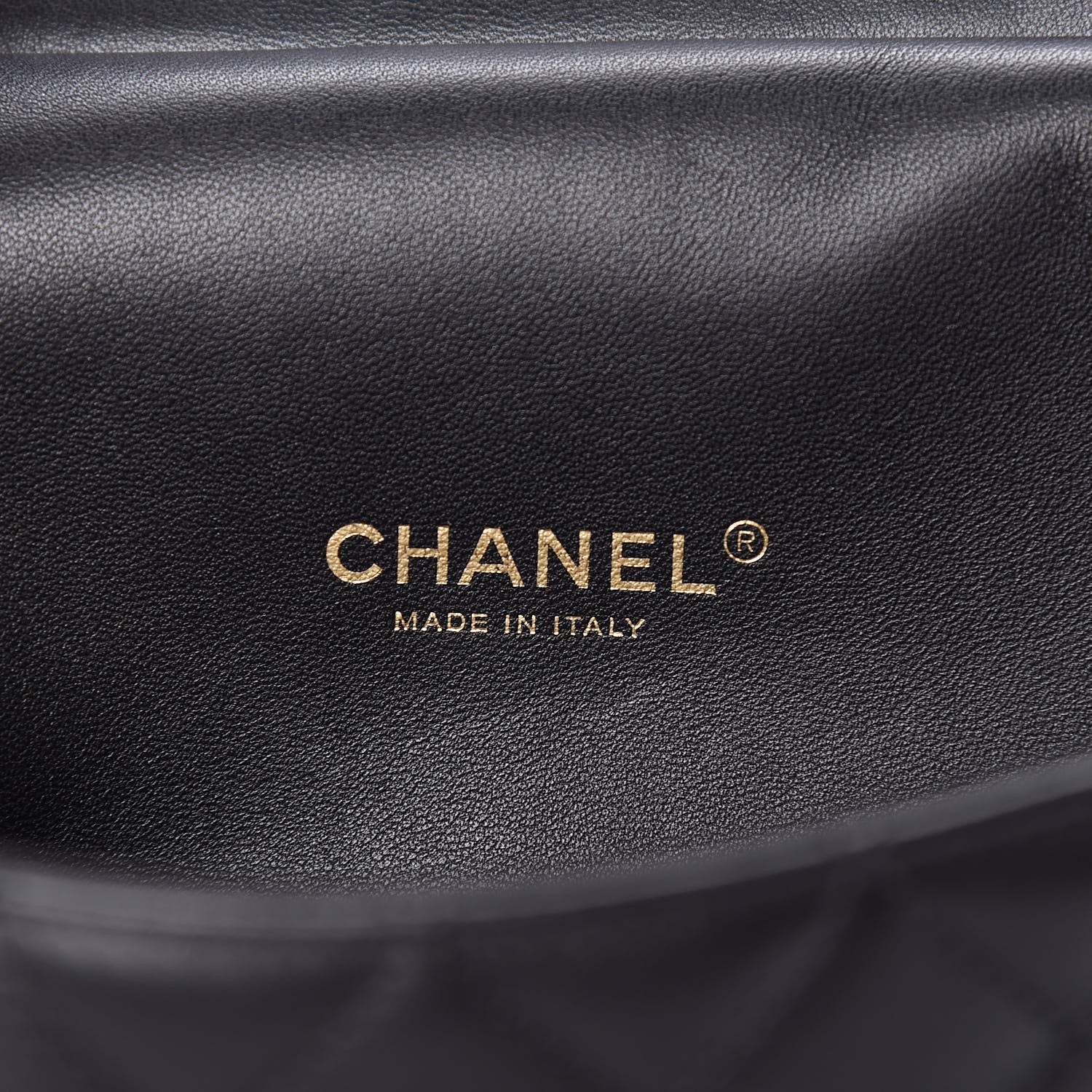 Chanel Lambskin Shearling CC Muff Flap Bag Black 6 of 9