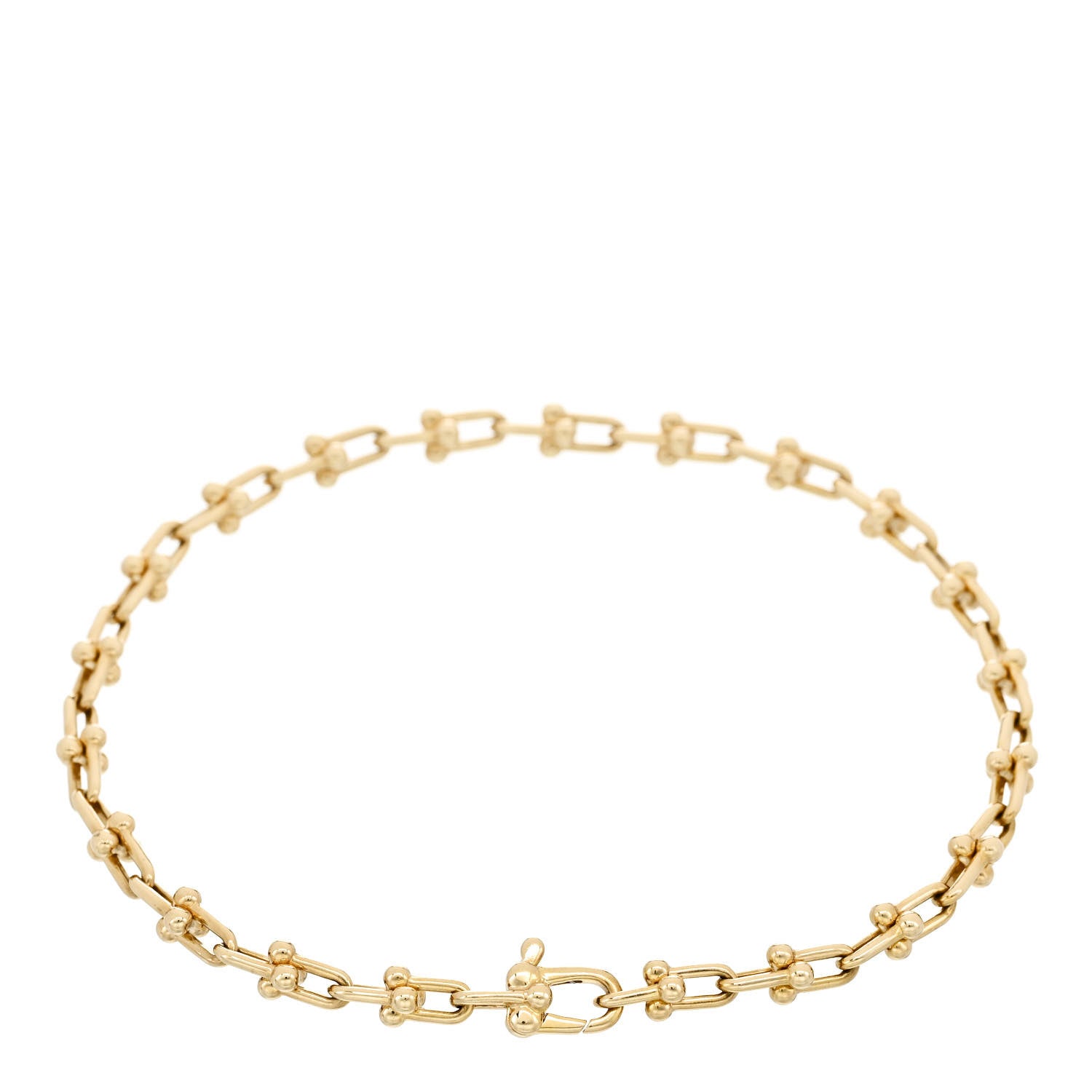 Tiffany 18K Yellow Gold Micro HardWear Link Bracelet 2 of 4