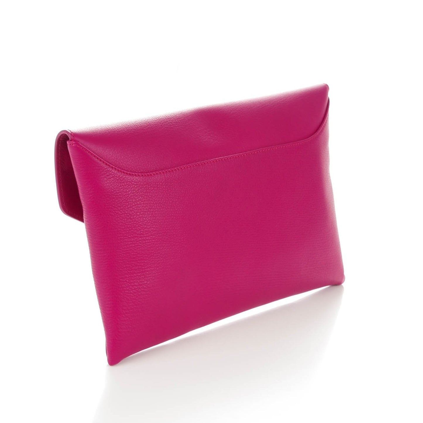 Sugar Goatskin Medium Antigona Envelope Clutch Magenta