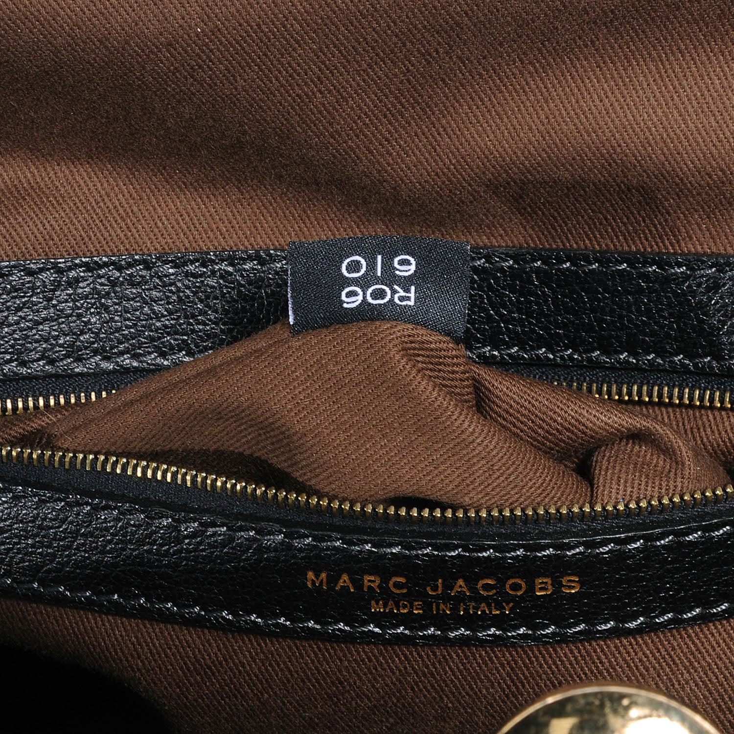 Marc Jacobs Quilted Leather Stam Bag Black 6 of 6