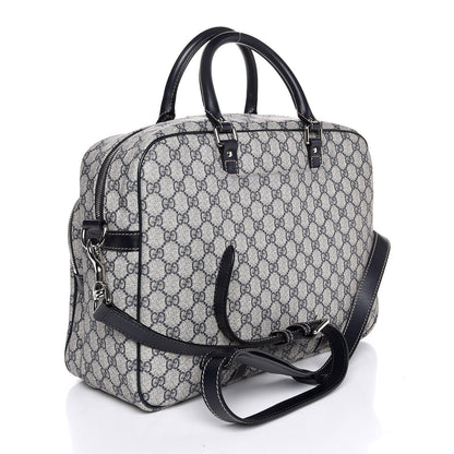 Gucci GG Plus Monogram Medium Travel Bag Navy 4 of 8