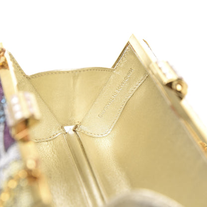 Judith Leiber Swarovski Crystal Minaudiere Clutch Multicolor 7 of 9