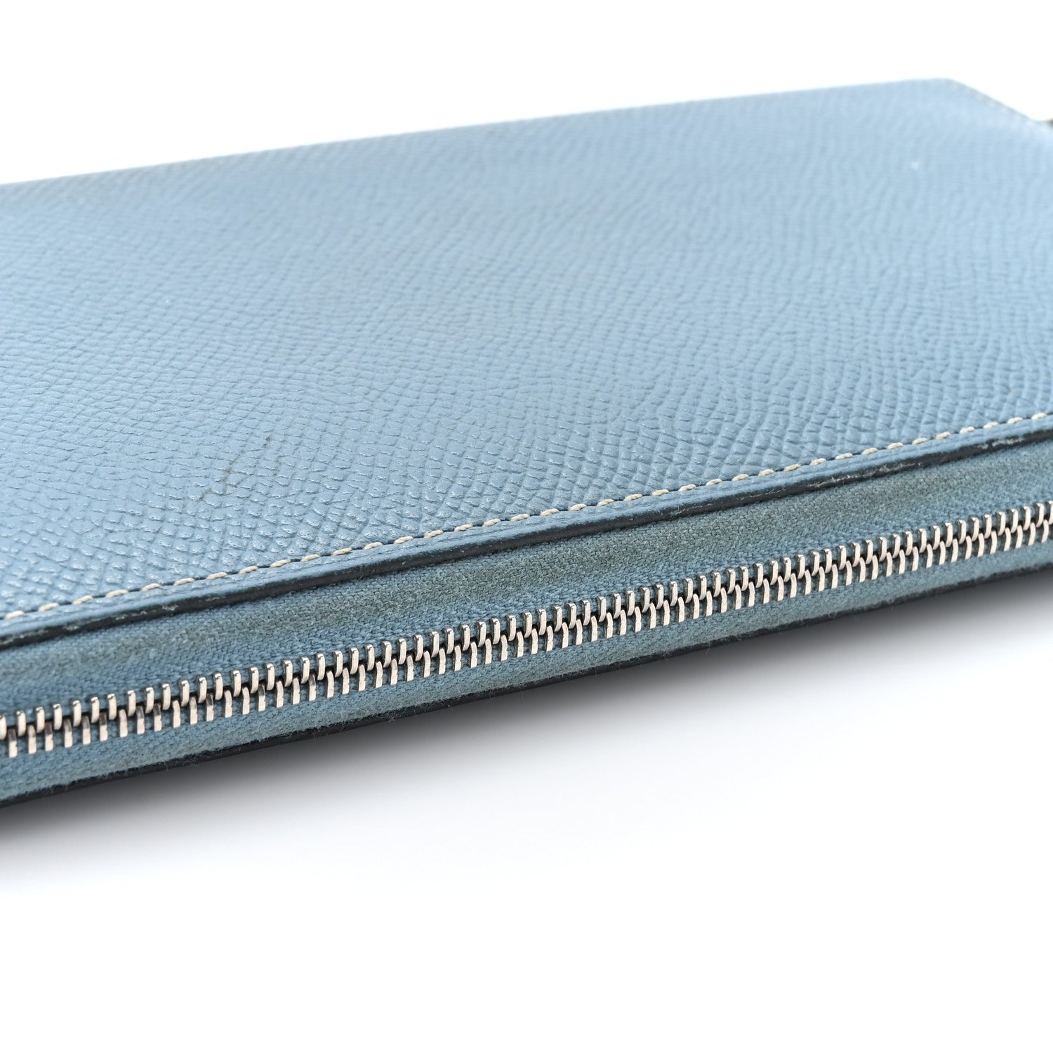 Hermes Epsom Azap Wallet Blue Jean 13 of 14